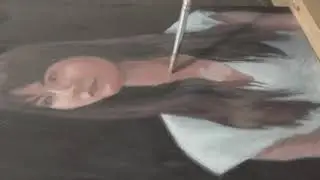 Oil painting of portrait 5