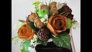 Мастер класс вращающейся коробочки для напитка.