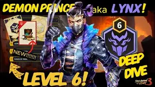 Exclusive, Lynx Level 6 Deep Dive!! | Smokebomb: Unlocked!! | Shadow Fight 3