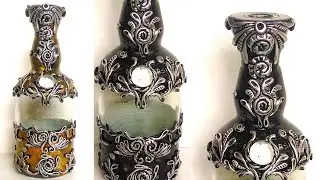 Convert Glass Bottle into Vase
