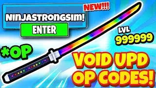 ALL NEW SECRET *🌌VOID* UPDATE OP CODES IN STRONG NINJA SIMULATOR CODES! Roblox