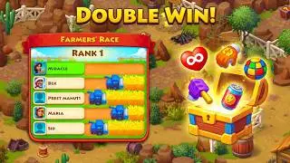 🚜 Township Double Win! 🏆✨  Farmer’s Race 1st Place + Wild West Adventure Completed!