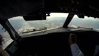 Куньмин. Заход на посадку в Китае.