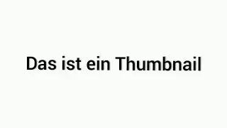 Das ist der Titel