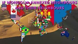 If Mongolia Annexed Its Neighbors And Their Neighbors
