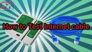 How to test Ethernet cable || How to use an Ethernet Cable Tester
