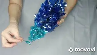 Как сделать веточку сирени из ПЭТ бутылок 🥀