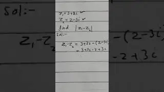 Modulus of complex numbers #maths #calculus #complexanalysis #shortvideo