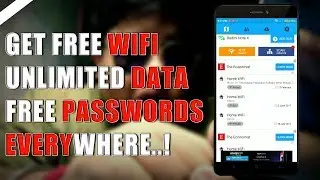 How To Get Free Unlimited Wifi Everywhere | No Root Required 2018 #FreeWifi