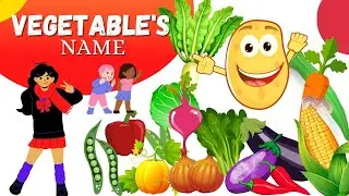 Vegetables Name in English I Kids Educational Videos