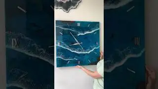 Часы под заказ любого размера 😎 #эпоксиднаясмола #смола #часыизсмолы #часы #эпоксидка #море #resin