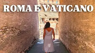ROMA Museu do Vaticano, Coliseu, Fontana di Trevi e compras da Itália | Vlog 6 | Itália