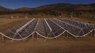 CHIME Telescope drone footage