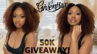 50k GIVEAWAY‼️ Featuring Her Given Hair❗️Thank You For 50,000| Natural Coily Lacefront Wig, HGH