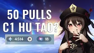 CAN I GET C1 HU TAO IN 50 PULLS ??? | GENSHIN IMPACT