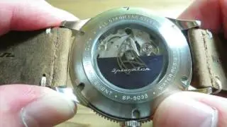 Spinnaker Cahill Vintage Automatic Dive Watch Review  Crazy Swiss Lume SUBMARINER Alternative