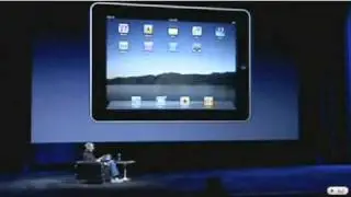 steve jobs announces iPad