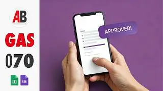 An Instruction for GAS-070 Google Form Approval System