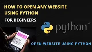 Open any website using python || Python Fun Project😍 || for begineeers.