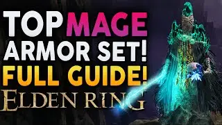 Elden Ring - The BEST MAGE ARMOR SET + MORE! Azur's Glintstone Armor Set Location Guide!