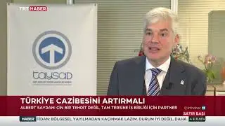 Çin rakip değil partner - TAYSAD Başkanı Albert Saydam değerlendirdi