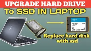 How to replace hard drive to SSD in any laptop explained in Hindi . Upgrade hard disk with SSD