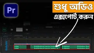 Export Only Audio [WAV/Mp3] - Premiere Pro Fast Tutorial