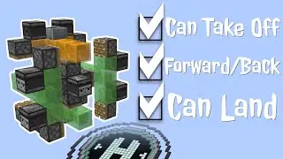 Building the CLOSEST thing to a PLANE/HELICOPTER in JAVA Minecraft!!