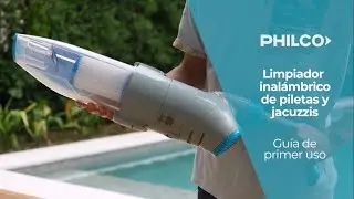 Primer uso - Limpiador inalámbrico de piletas y jacuzzis