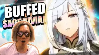 BUFFED SYLVAN SAGE VIVIAN DEBUT - EPIC SEVEN