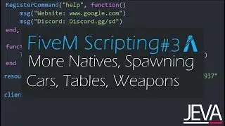 FiveM Scripting 3 - More Natives, Spawning Cars, Tables, and Weapon Attachments (Lua)