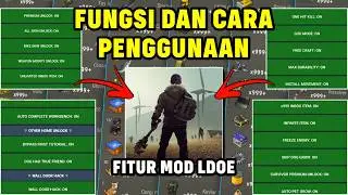 ALL LDOE MOD FEATURES YOU NEED TO KNOW - FUNCTIONS & HOW TO USE | LAST DAY ON EARTH MOD MENU
