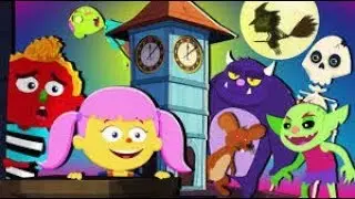 เพลง Hickory Dickory Dock | เพลงเด็กวันฮาโลวีน | วีดีโอสนุกๆสำหรับเด็ก กับ เมือง Teehee