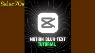 Create a blur motion text in CapCut (@Salar70s ) #viral