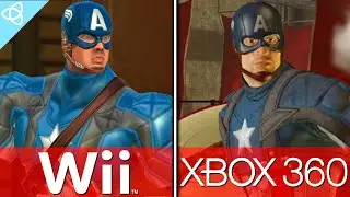Captain America: Super Soldier - Wii vs. PS3/X360 | Side by Side