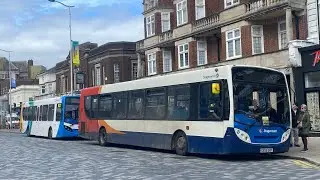 *LOAN* Journey on Stagecoach South East Transbus/ADL Enviro 300 27582 GX58 GKP on the EB Loop