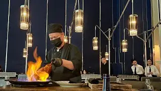 Flaming Peking Duck: A Fiery Culinary Spectacle at Hutong NYC - A Must-Try Dining Experience!