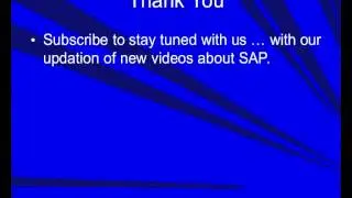 SAP Functional Modules - overview list