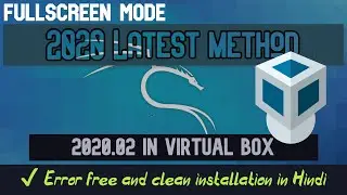 2020 | How to Install Kali Linux on Virtual Box | No ERROR | Best method| Hindi