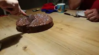 Cake  self made. Chocolate