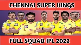 Chennai Super Kings Full Squad IPL 2022 | IPL Mega Auction 2022 | Cricket Facts |