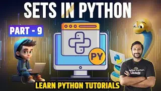 #9🐍 What are Sets in Python? | Sets in Python | Learn Python Tutorials for Beginners 