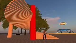 My Circular Stair Rezzer Script for Opensimulator