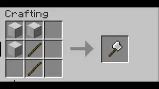 Minecraft, but you can craft MEGA TOOLS out of any block...