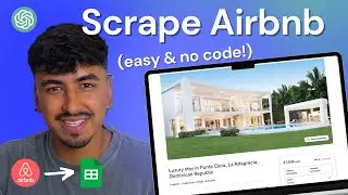 How to Scrape Airbnb to Google Sheets (in 1 Click!) | Easy Web Scraper