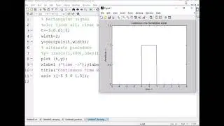 98-How to plot rectangular signal by using MATLAB