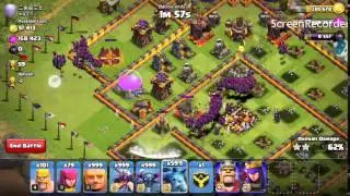 500 Minion raid on maxed out base!!!