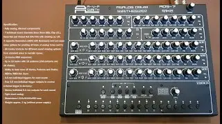 ADS-7 mk2 Analog Drum Synthesizer (Sequencer workflow)