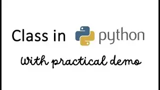 Python Class with practical use case
