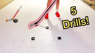 MASTER these 5 stickhandling drills for INSANE puck control!